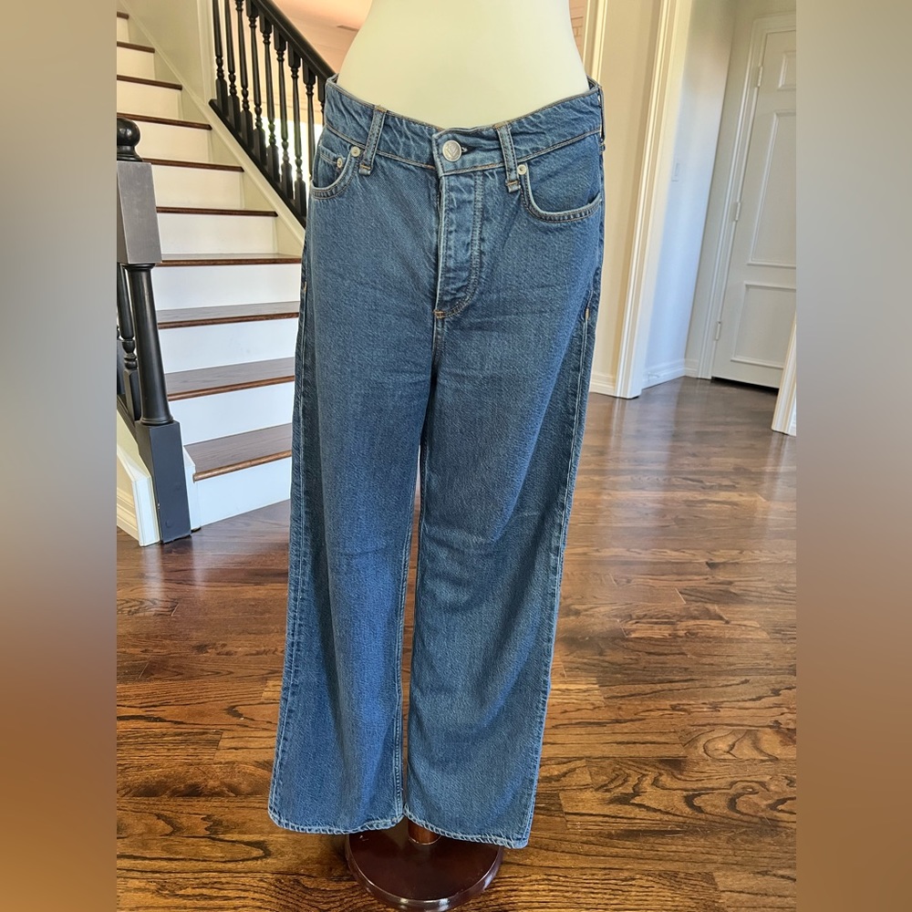Rag & Bone Women’s Logan Low Rise Wide Leg Jeans - Size 29